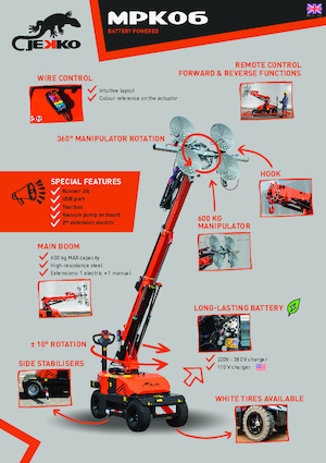 Ipari mobildaruk Jekko MPK06V