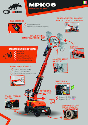 Ipari mobildaruk Jekko MPK06V