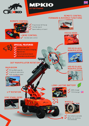 Ipari mobildaruk Jekko MPK10