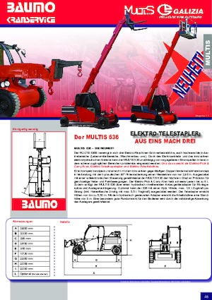 Ipari mobildaruk Galizia Multis 636