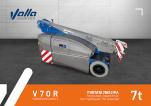 Ipari mobildaruk Valla V70R