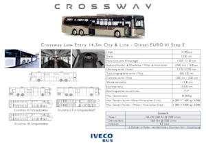 Helyközi buszok Iveco Crossway LE Line 14,5m 