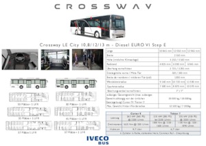 Helyközi buszok Iveco Crossway LE City 12m 