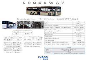 Helyközi buszok Iveco Crossway LE City 14,5m 