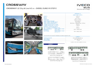 Helyközi buszok Iveco Crossway LE Line 14,5m