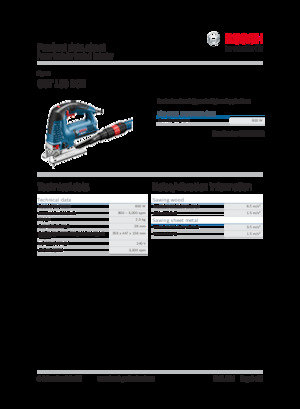 Dekopír fűrész Bosch GST 160 BCE