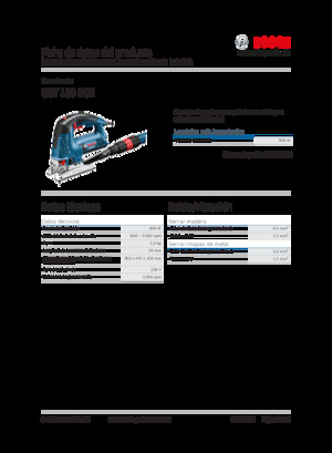 Dekopír fűrész Bosch GST 160 BCE
