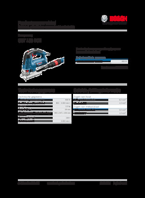 Dekopír fűrész Bosch GST 160 BCE