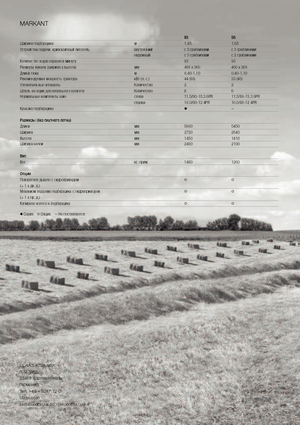 Kockabálázók Claas Markant 55