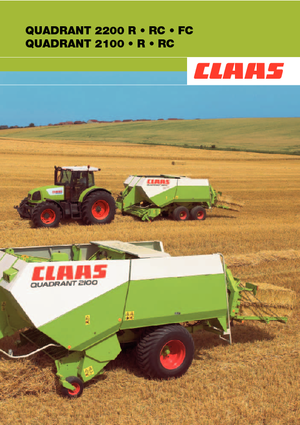 Kockabálázók Claas Quadrant 2100