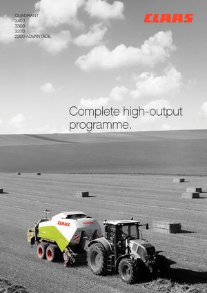 Kockabálázók Claas Quadrant 3300 RF