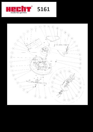Fűnyíró és kertitraktorok Hecht 5161