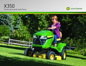Fűnyíró és kertitraktorok John Deere X350R
