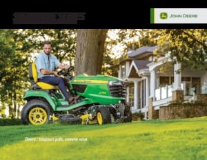 Fűnyíró és kertitraktorok John Deere X734