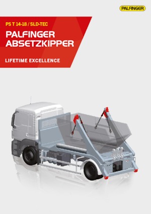 Konténeremelős tehergépkocsik Palfinger PST 18 TEC