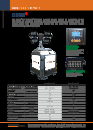 Világítóárbocok Generac Mobile Cube+ LED K2