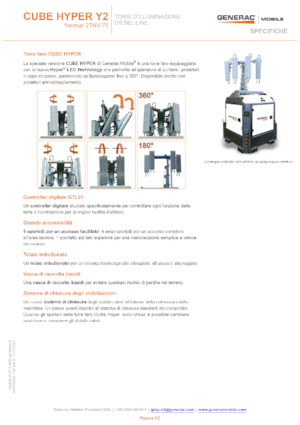 Világítóárbocok Generac Mobile Cube Hyper Y2