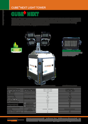 Világítóárbocok Generac Mobile Cube Next 4x300W