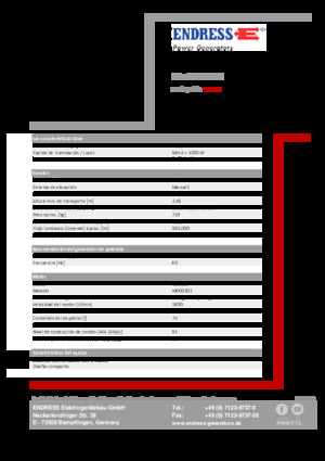 Világítóárbocok Endress EFA 800 Y3 MH 