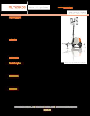 Világítóárbocok Generac Mobile MLT6 SKDS