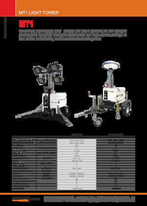 Világítóárbocok Generac Mobile MT 1 LED