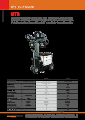 Világítóárbocok Generac Mobile MT 2 Y