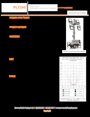 Világítóárbocok Generac Mobile PLT240