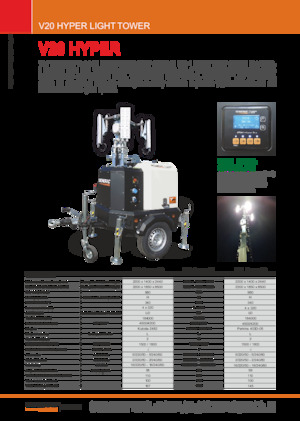 Világítóárbocok Generac Mobile V 20 Hyper K2