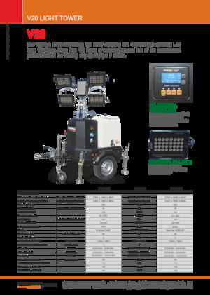 Világítóárbocok Generac Mobile V 20 Y2