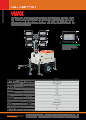 Világítóárbocok Generac Mobile VMAX