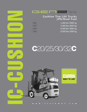 LPG targoncák Clark C20 C