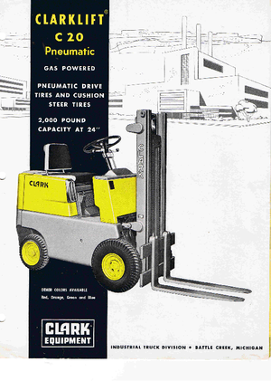 LPG targoncák Clark C 20 LPG