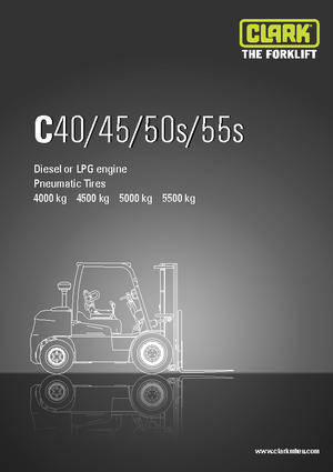 LPG targoncák Clark C55 s L