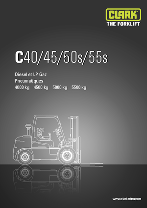 LPG targoncák Clark C55 s L