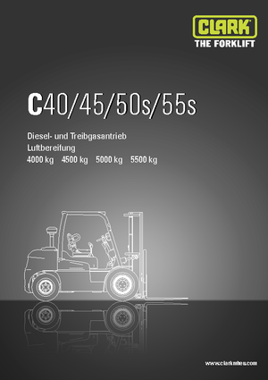 LPG targoncák Clark C55 s L
