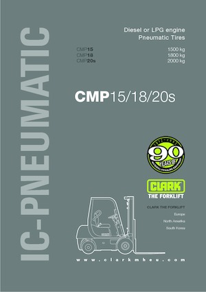 LPG targoncák Clark CMP 15 L