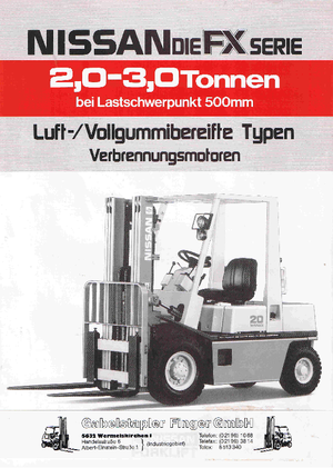 LPG targoncák Nissan CPH 02 A 25 U