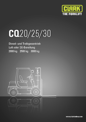 LPG targoncák Clark CQ 30 L