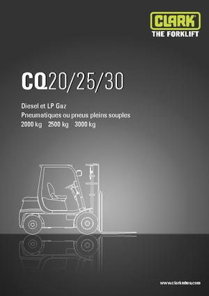 LPG targoncák Clark CQ 30 L