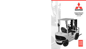 LPG targoncák Mitsubishi FG 30 K