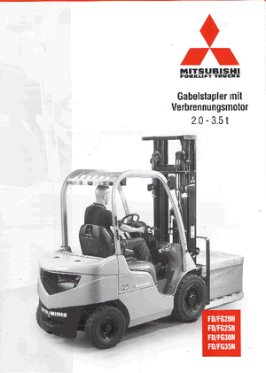 LPG targoncák Mitsubishi FG20N