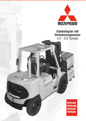 LPG targoncák Mitsubishi FG 45 K