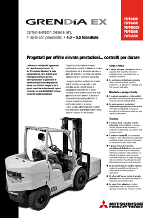 LPG targoncák Mitsubishi FG50CN