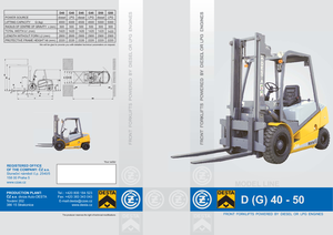LPG targoncák Desta G 50