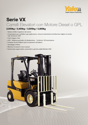 LPG targoncák Yale GLP 25VX Productivity