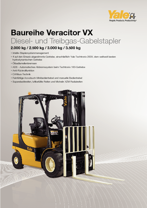 LPG targoncák Yale GLP 35VX Productivity