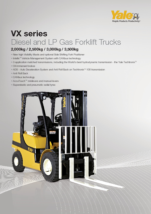 LPG targoncák Yale GLP 25VX Productivity