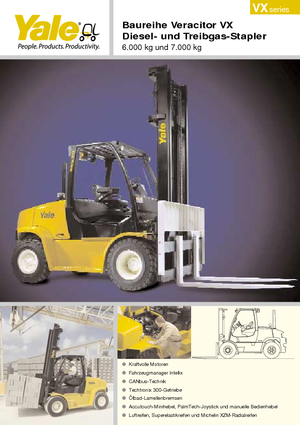 LPG targoncák Yale GLP 70VX Base