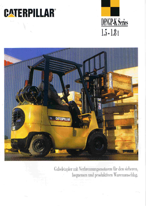 LPG targoncák Caterpillar GP 18 K