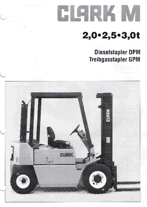 LPG targoncák Clark GPM 25